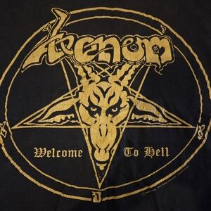 ☠️VENOM (BAND) - WELCOME TO HELL - VINTAGE - SEE MEASUREMENTS